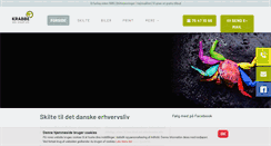 Desktop Screenshot of krabbe.dk